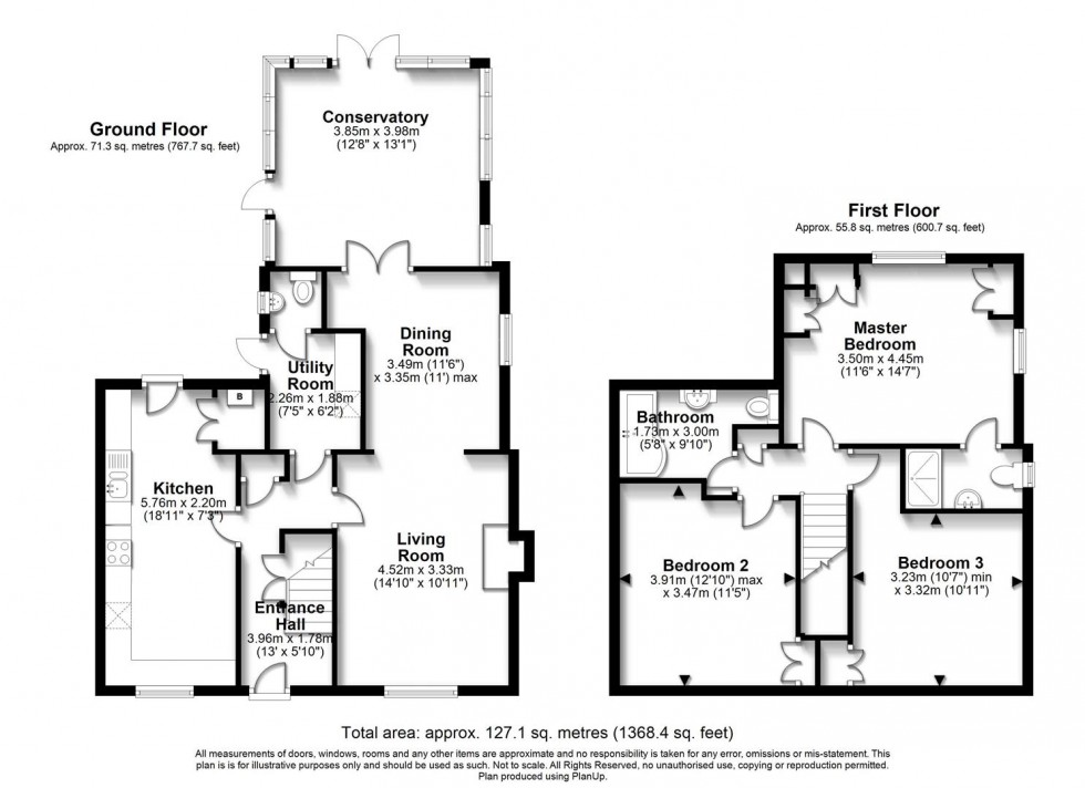 Floorplan for Lancaster Square, Lyneham