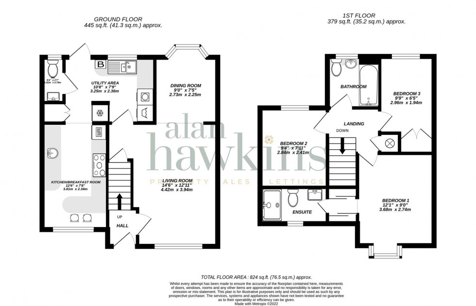 Floorplan for Ravens Walk, Royal Wootton Bassett