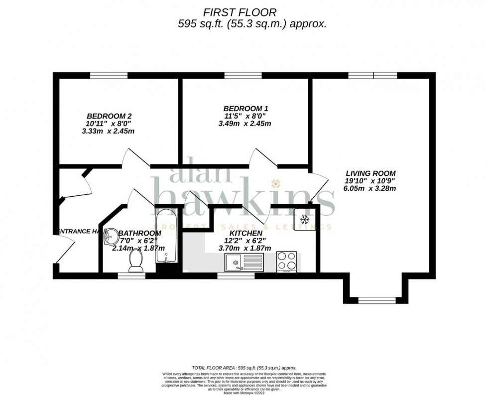 Floorplan for Daisy Brook, Royal Wootton Bassett