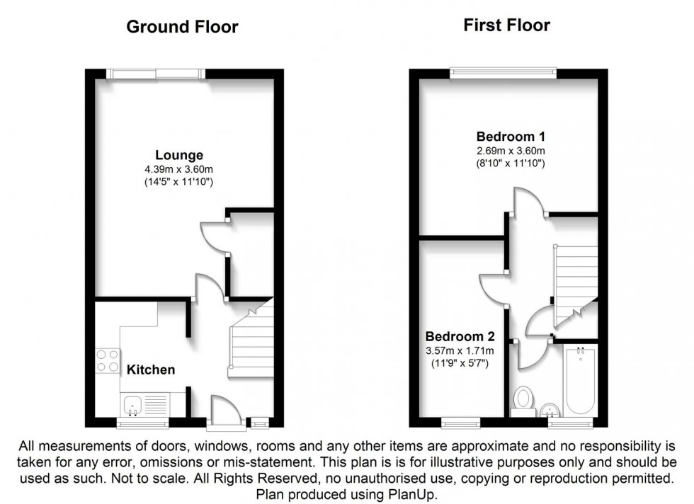 Floorplan for Longfellow Crescent, Royal Wootton Bassett