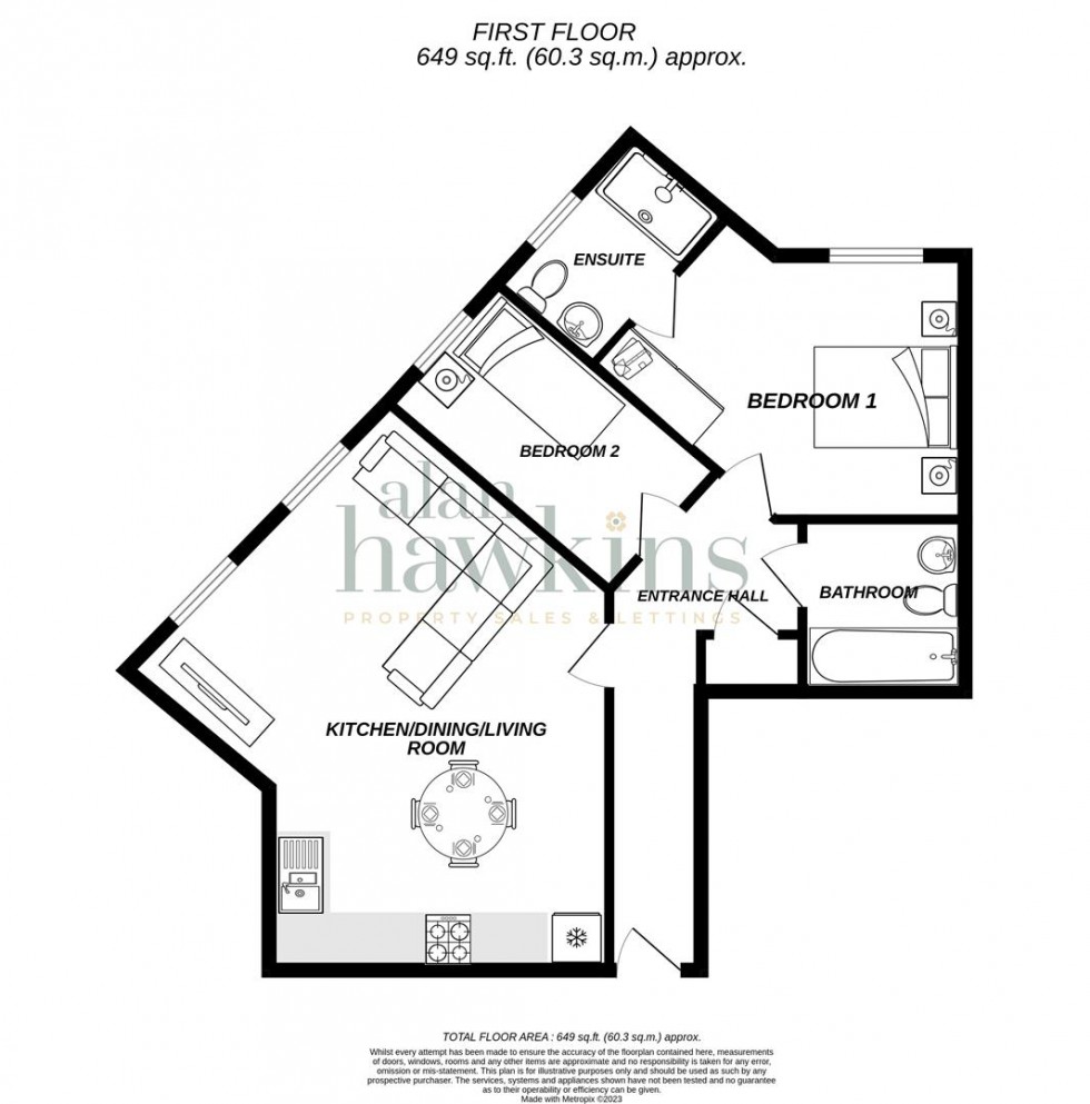 Floorplan for Doulton Close, Swindon SN25 2