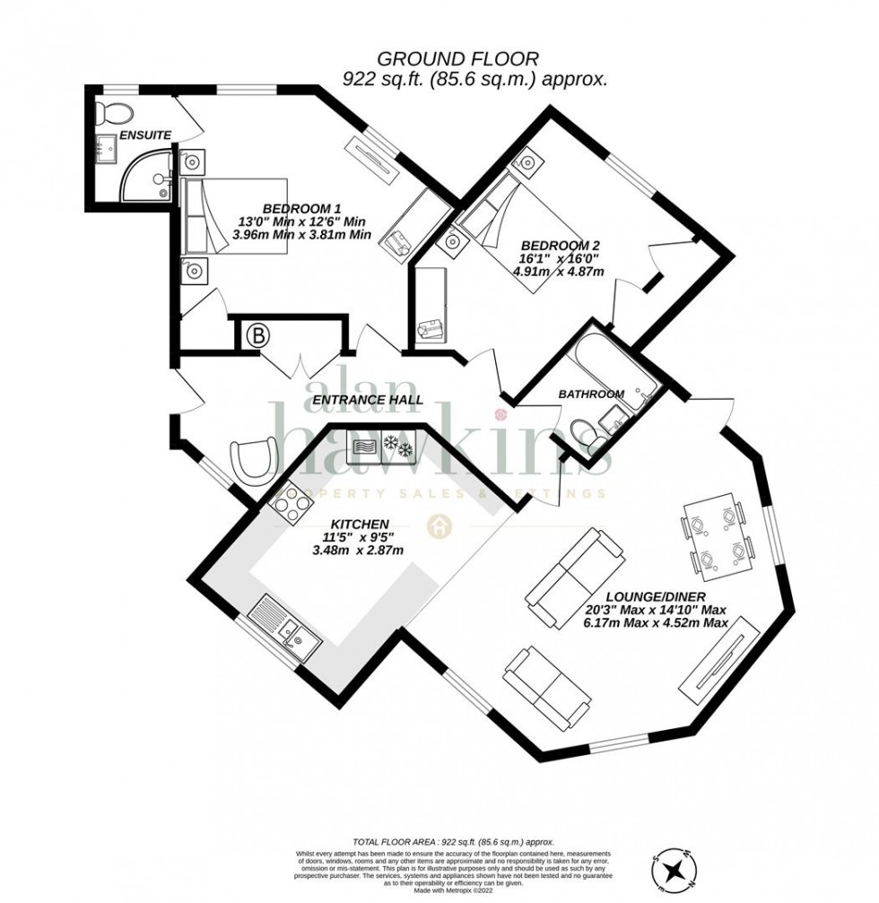 Floorplan for Wiltshire Cresent, Royal Wootton Bassett, SN4 7