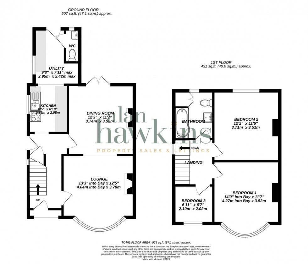 Floorplan for Noremarsh Road, Royal Wootton Bassett