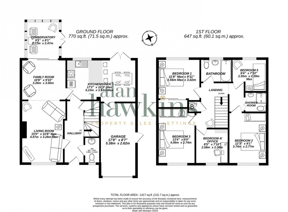 Floorplan for Otter Way, Royal Wootton Bassett SN4