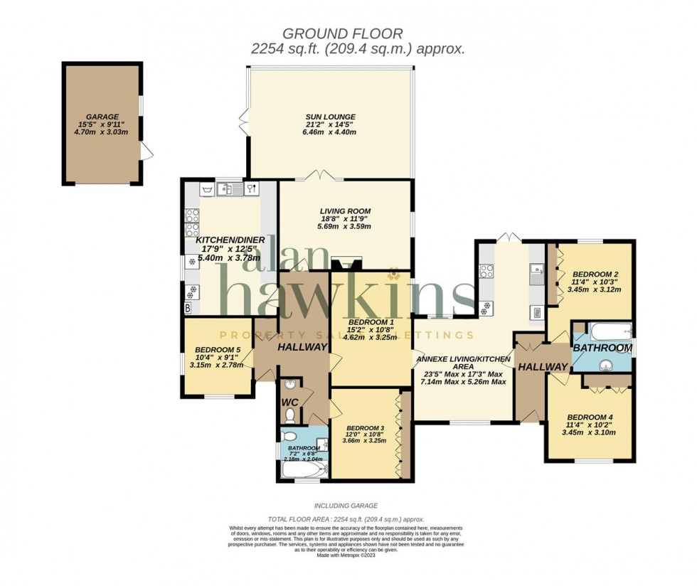 Floorplan for Preston, Lyneham, Chippenham