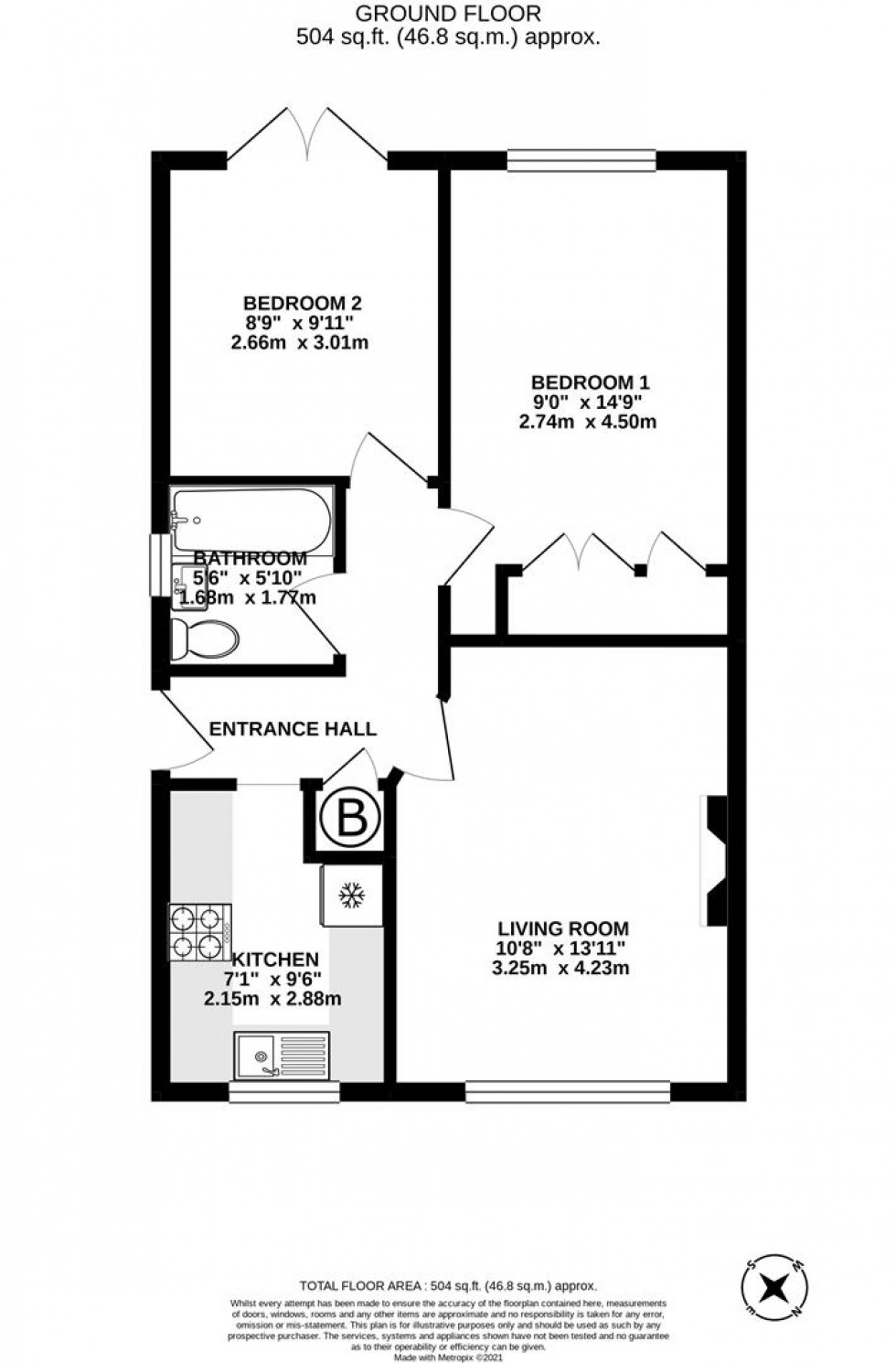 Floorplan for Swinburne Place, Royal Wootton Bassett