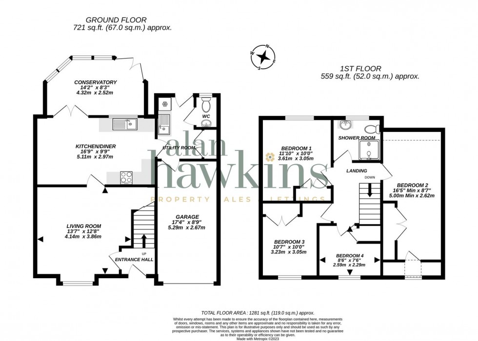 Floorplan for Elm Park, Royal Wootton Bassett SN4 7