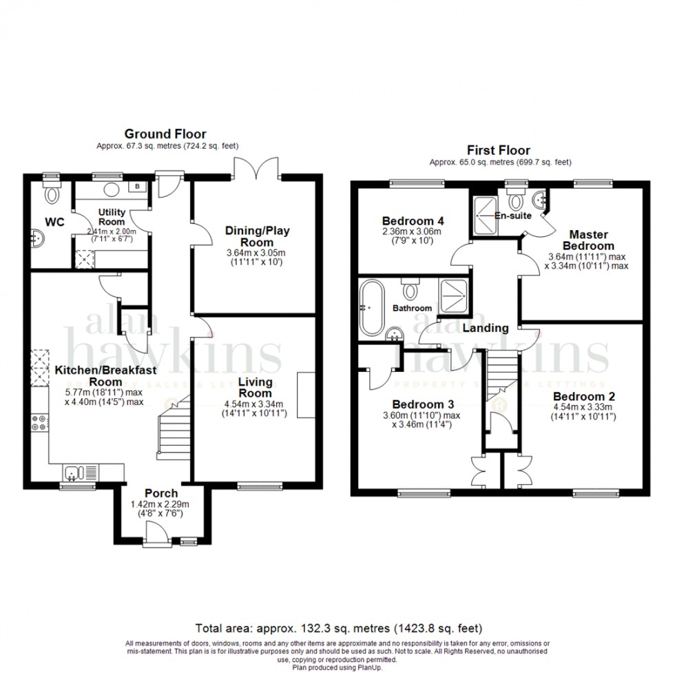 Floorplan for Lancaster Square, Lyneham, SN15 4