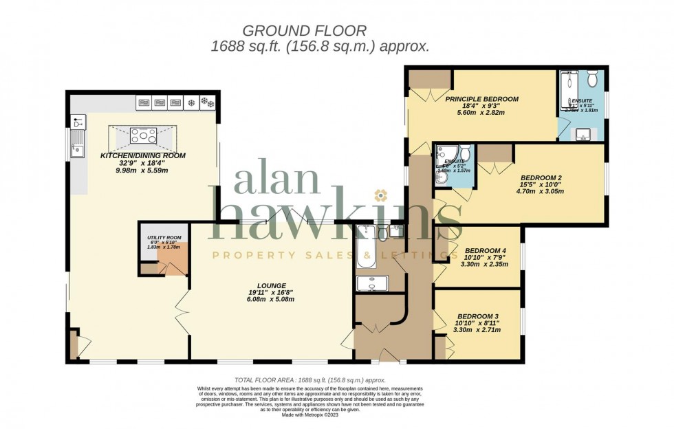 Floorplan for Chestnut Springs, Lydiard Millicent, Swindon