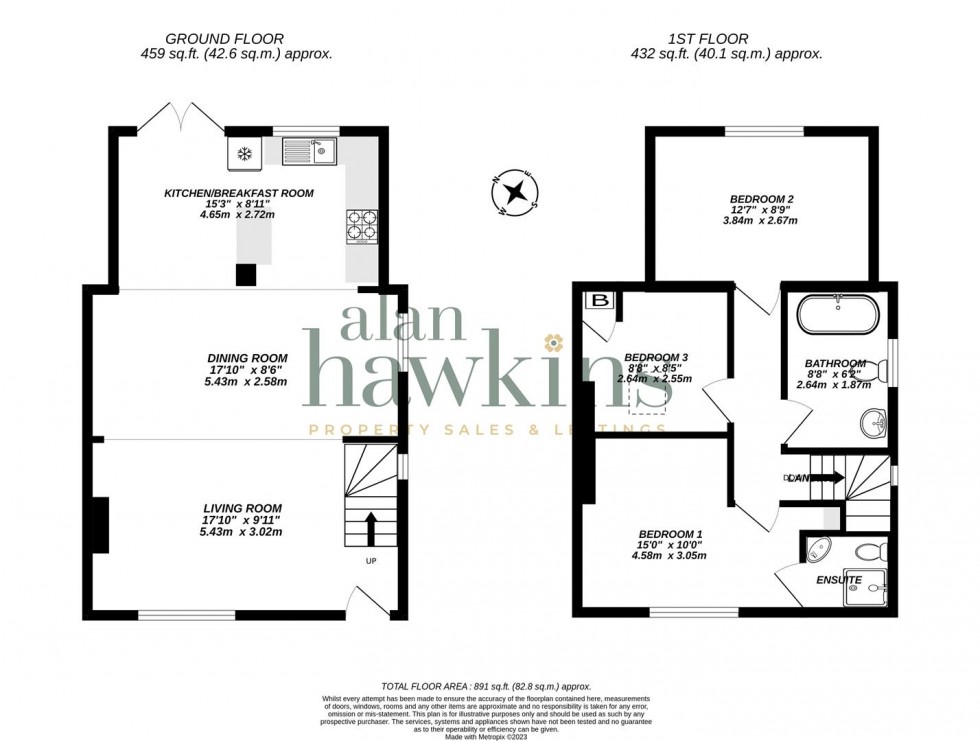 Floorplan for New Road, Royal Wootton Bassett SN4 7