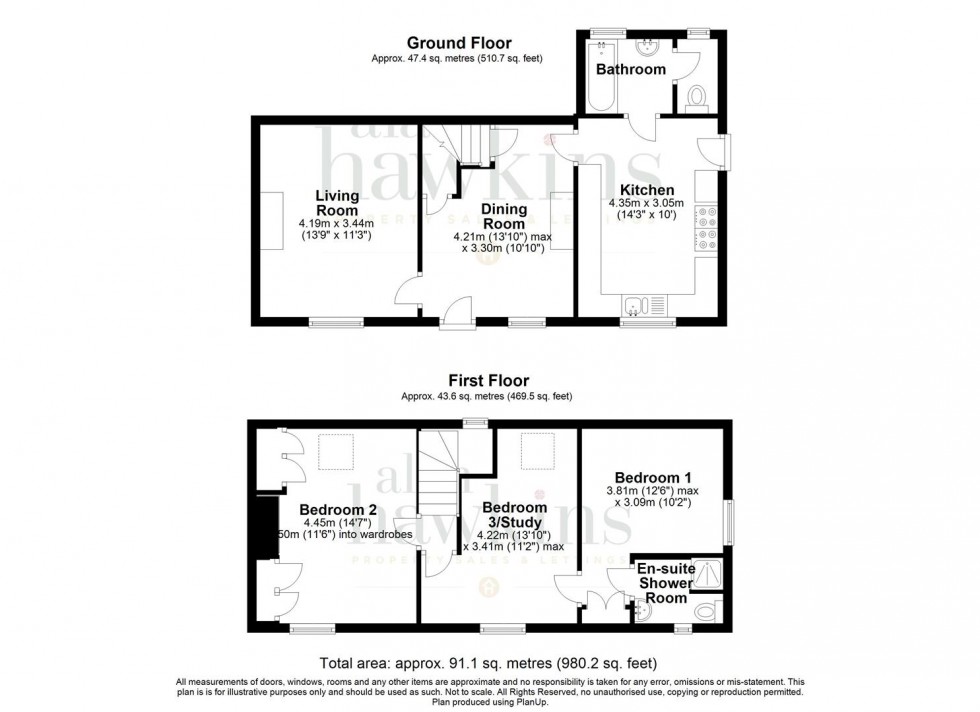 Floorplan for Church Lane, Lyneham