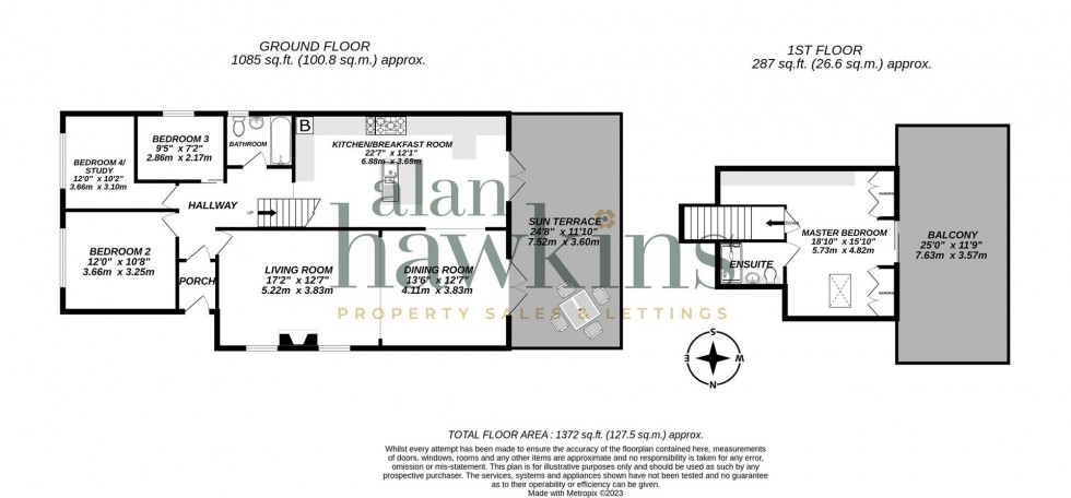 Floorplan for Highridge Close, Purton SN5 4