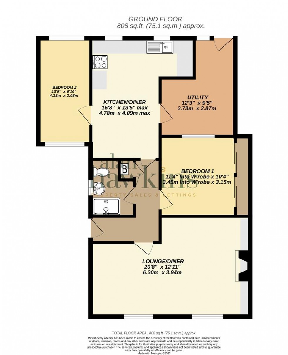 Floorplan for Glevum road, Purton, SN5