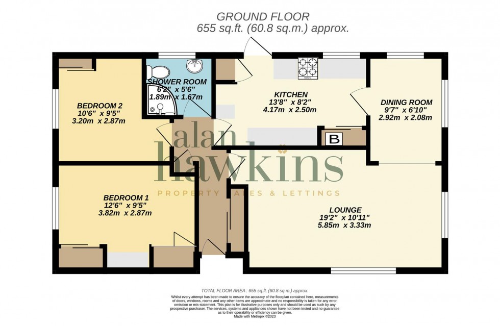 Floorplan for Rope Yard, Royal Wootton Bassett, Swindon