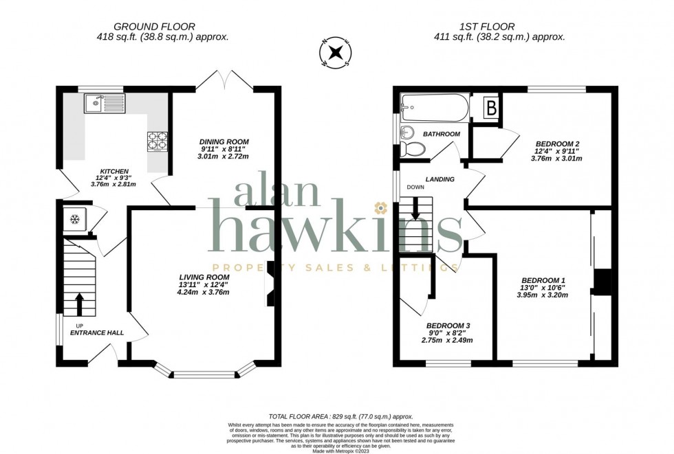 Floorplan for Longleaze, Royal Wootton Bassett SN4 8