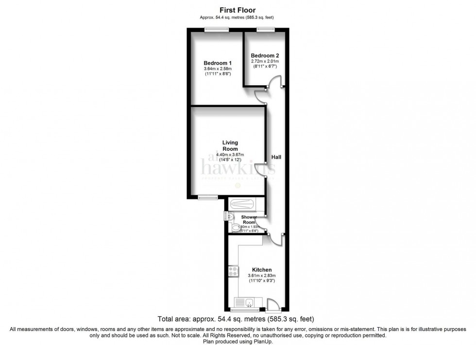 Floorplan for High Street, Royal Wootton Bassett Sn4 7