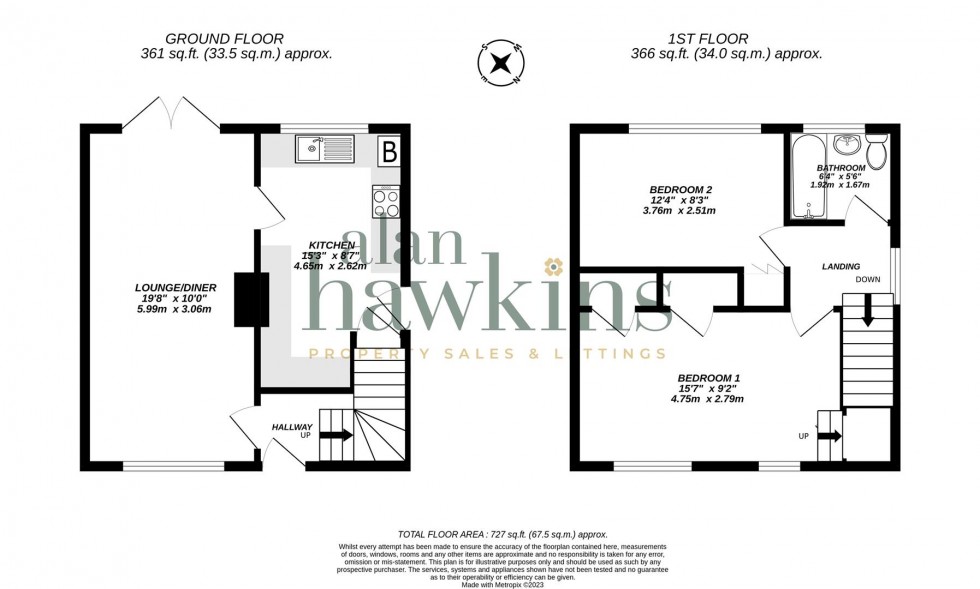 Floorplan for Argosy Road, Lyneham SN15 4