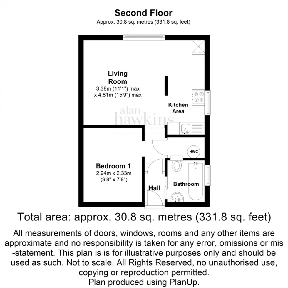 Floorplan for Marlborough Court, Royal Wootton Bassett