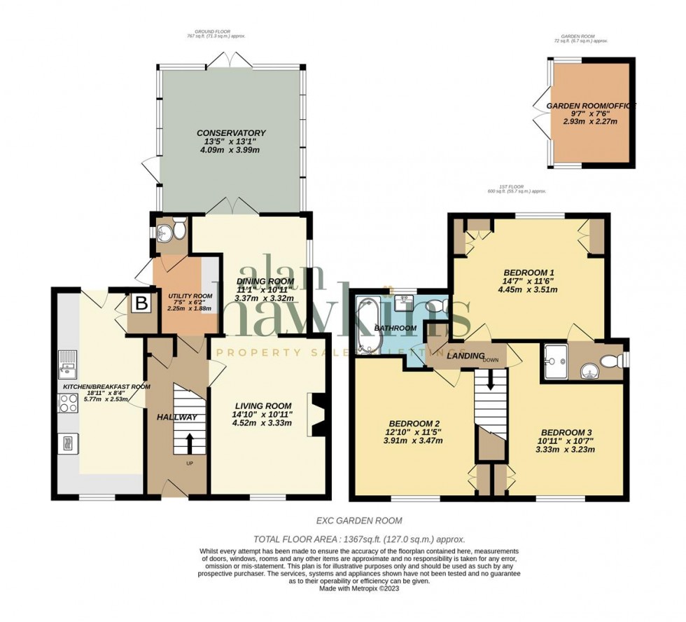 Floorplan for Lancaster Square, Lyneham