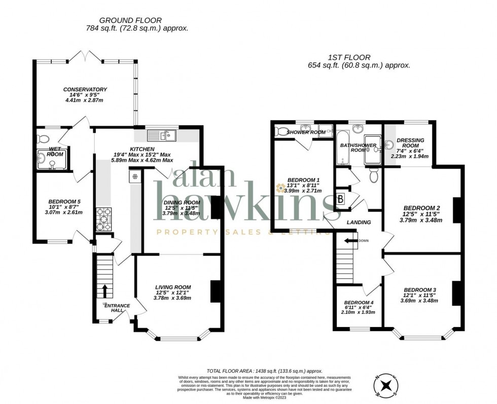 Floorplan for Brynards Hill, Royal Wootton Bassett SN4 7ER