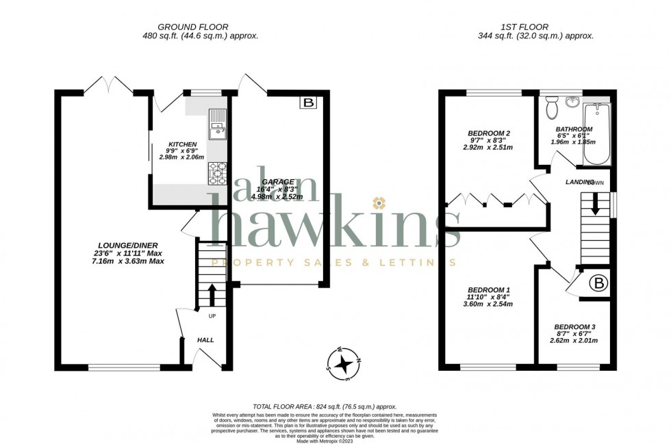 Floorplan for Victoria Drive, Lyneham SN15 4