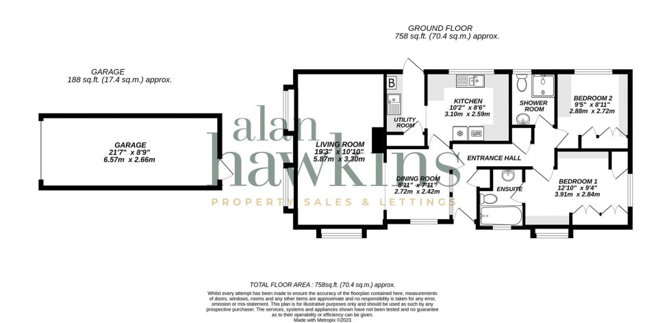 Floorplan for Lillybrook Estate, Lyneham SN15 4