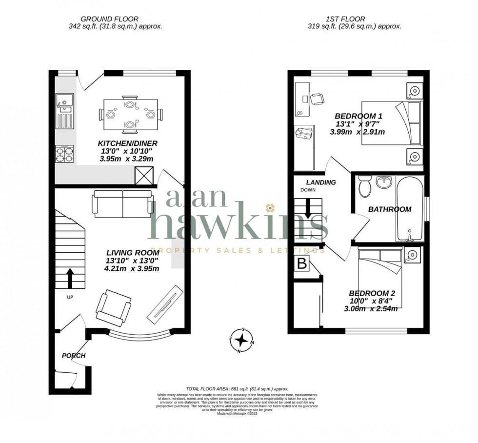 Floorplan for Lucerne Close, Royal Wootton Bassett SN4 7