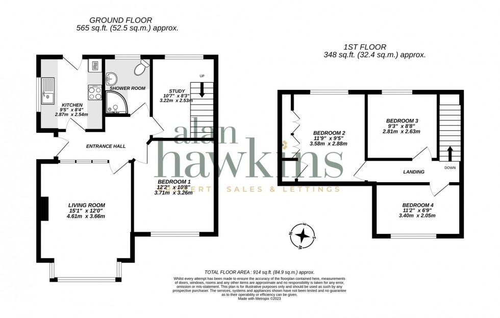 Floorplan for Beaufort Road, Wroughton, Swindon SN4 9