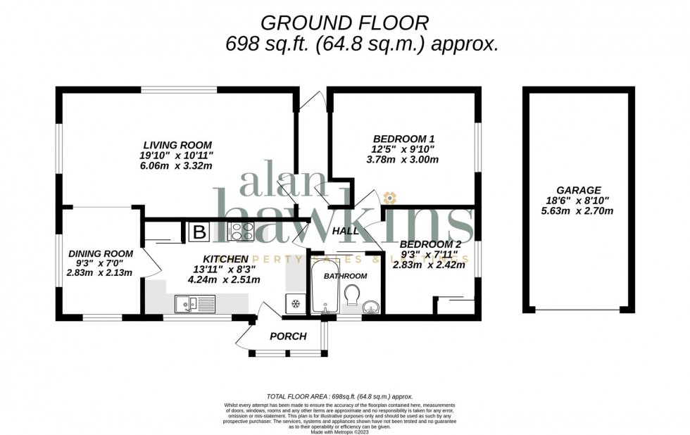 Floorplan for Lillybrook Estate, Lyneham SN15 4