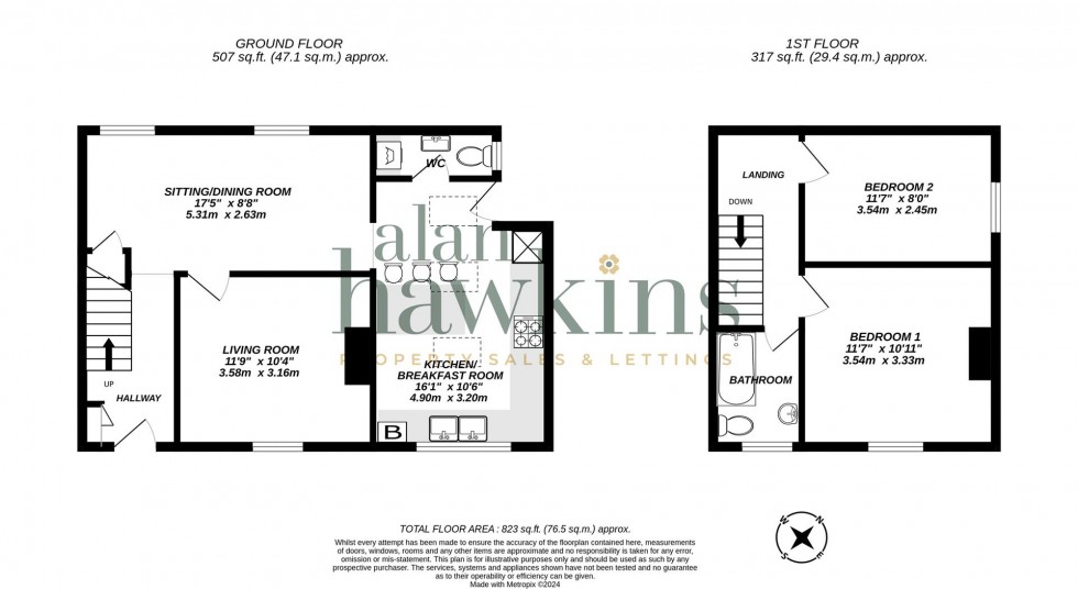 Floorplan for Beamans Lane, Royal Wootton Bassett SN4