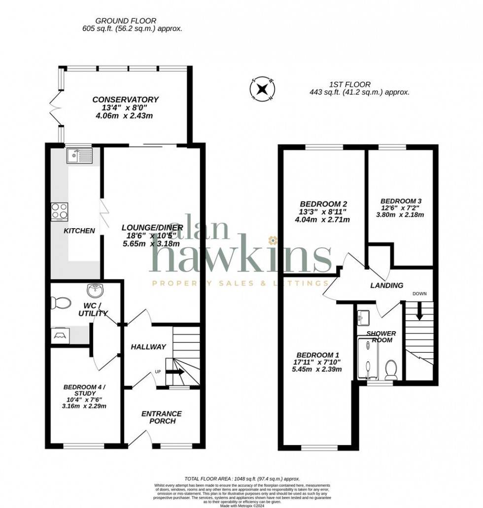 Floorplan for Victoria Drive, Lyneham SN15 4