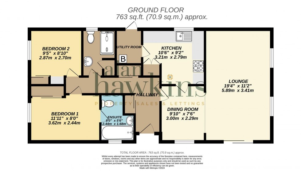 Floorplan for Lillybrook Estate, Lyneham SN15 4