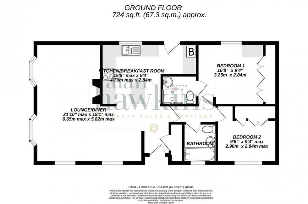 Floorplan for Greenfield Estate, Lyneham, Chippenham