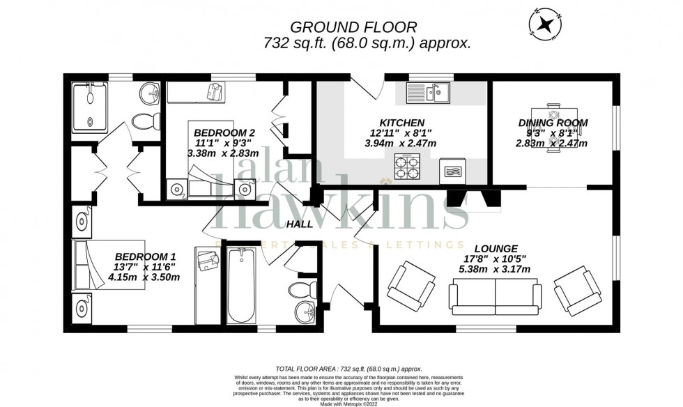 Floorplan for Greenfield Estate, Lyneham, Chippenham