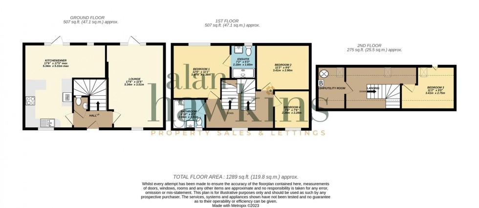 Floorplan for Mermaid Court, Christian Malford