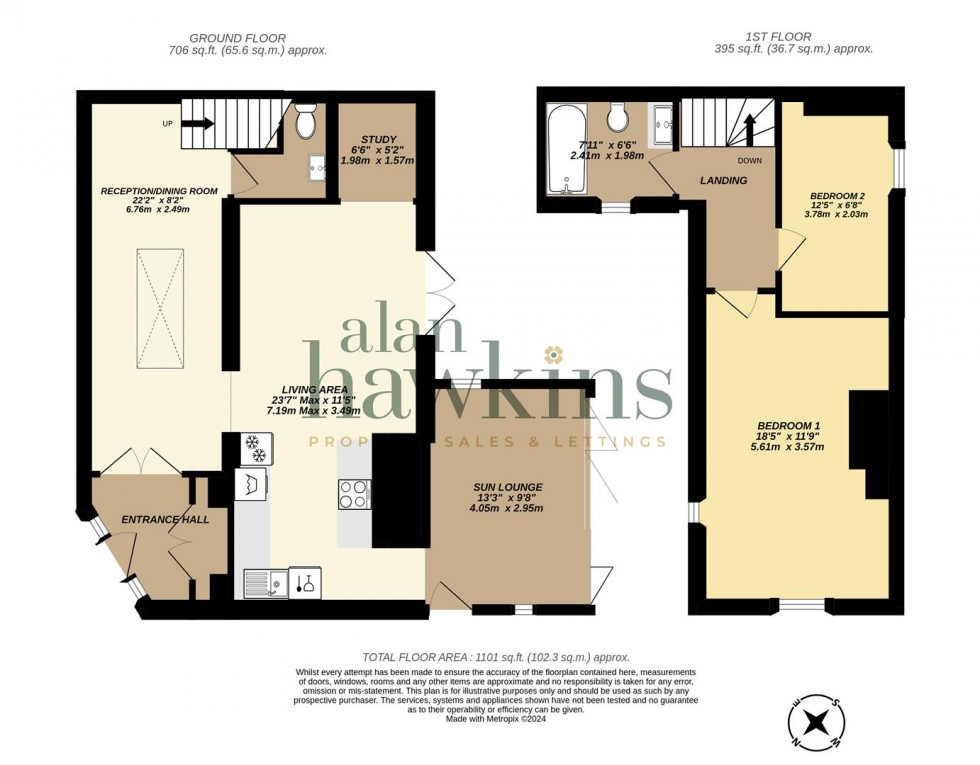 Floorplan for Mermaid Court, Christian Malford