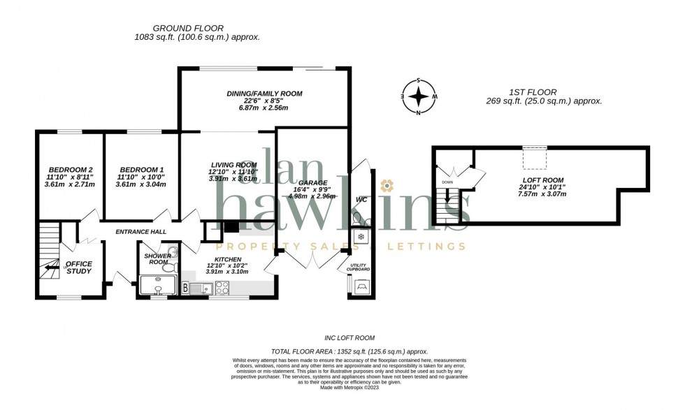 Floorplan for Windsor Close, Hook Sn4 8