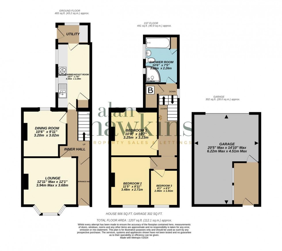 Floorplan for High Street, Royal Wootton Bassett