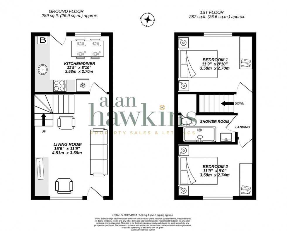 Floorplan for Rye Close, Middleleaze, Swindon SN5 5