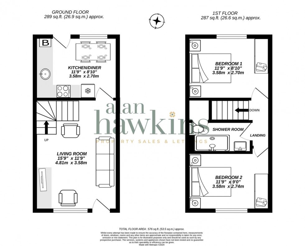 Floorplan for Rye Close, Middleleaze, Swindon SN5 5