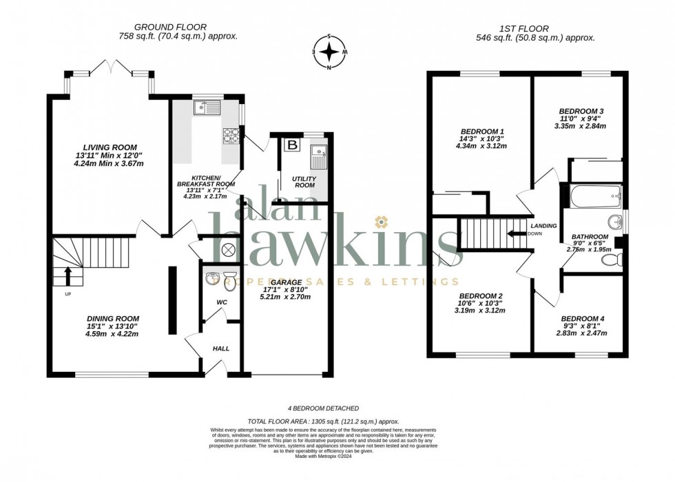 Floorplan for Sorrel Close, Royal Wootton Bassett SN4 7