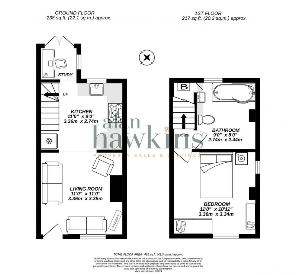 Floorplan for Wood Street, Royal Wootton Bassett SN4 7