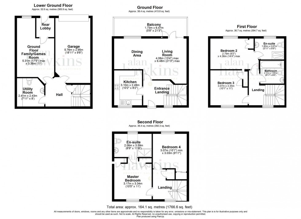 Floorplan for Buttermilk Crescent, Royal Wootton Bassett SN4 7