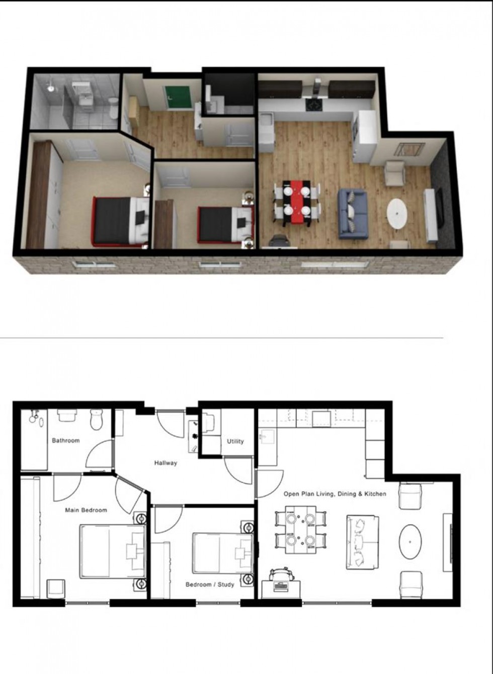 Floorplan for Andrews Court, Lyneham