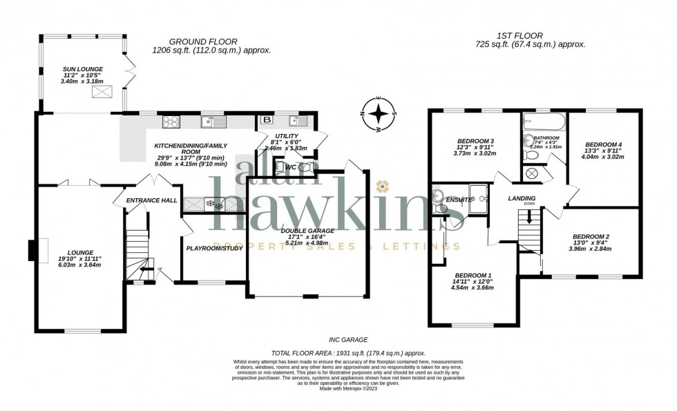 Floorplan for Salt Spring Drive, Royal Wootton Bassett SN4 7