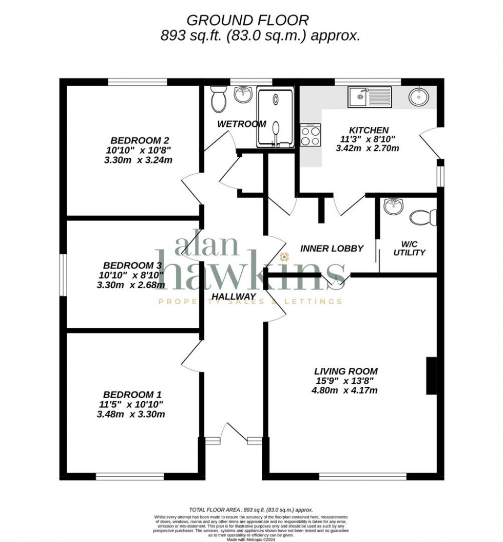 Floorplan for Pavenhill, Purton SN5 4