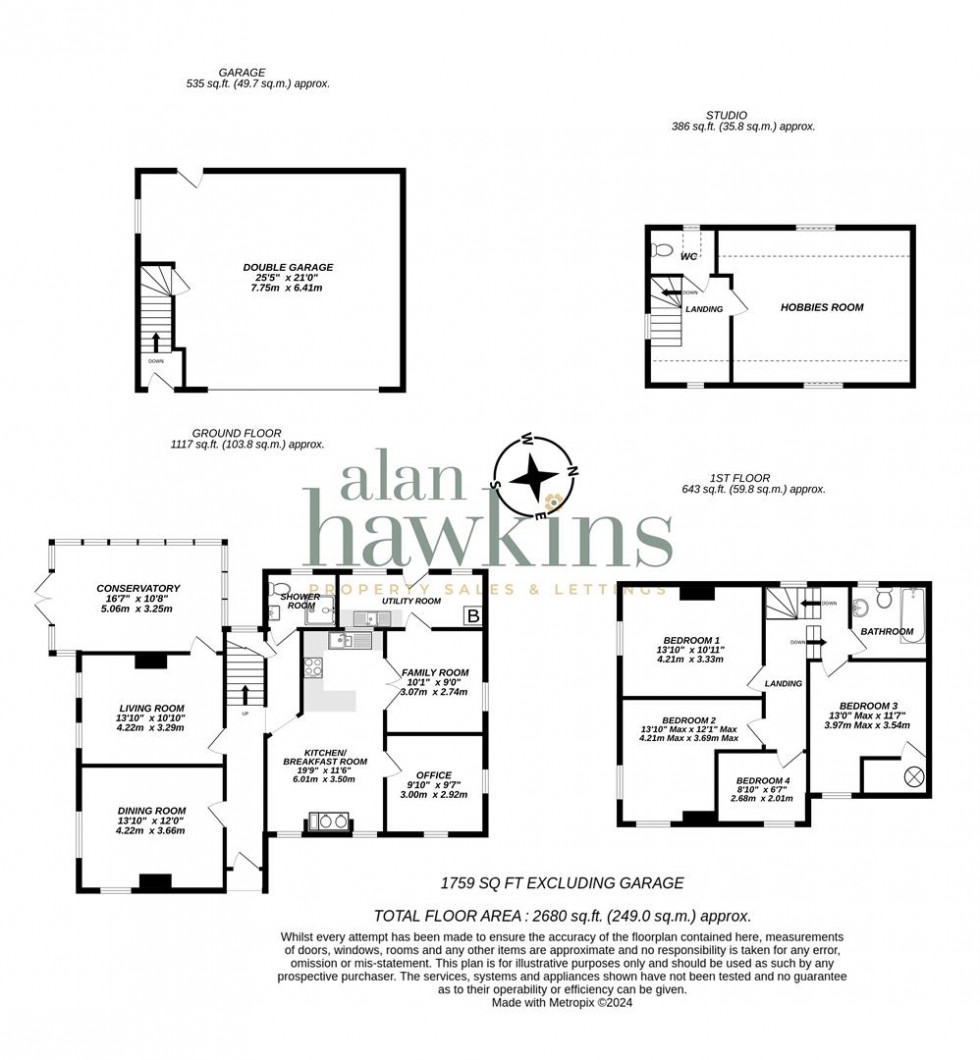 Floorplan for Cotmarsh, Broad Town SN4 7