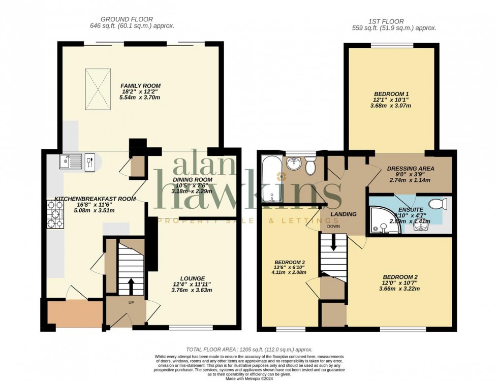 Floorplan for Britannia Crescent, Lyneham