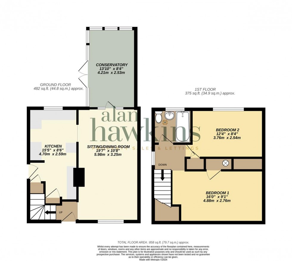 Floorplan for Britannia Crescent, Lyneham, Chippenham