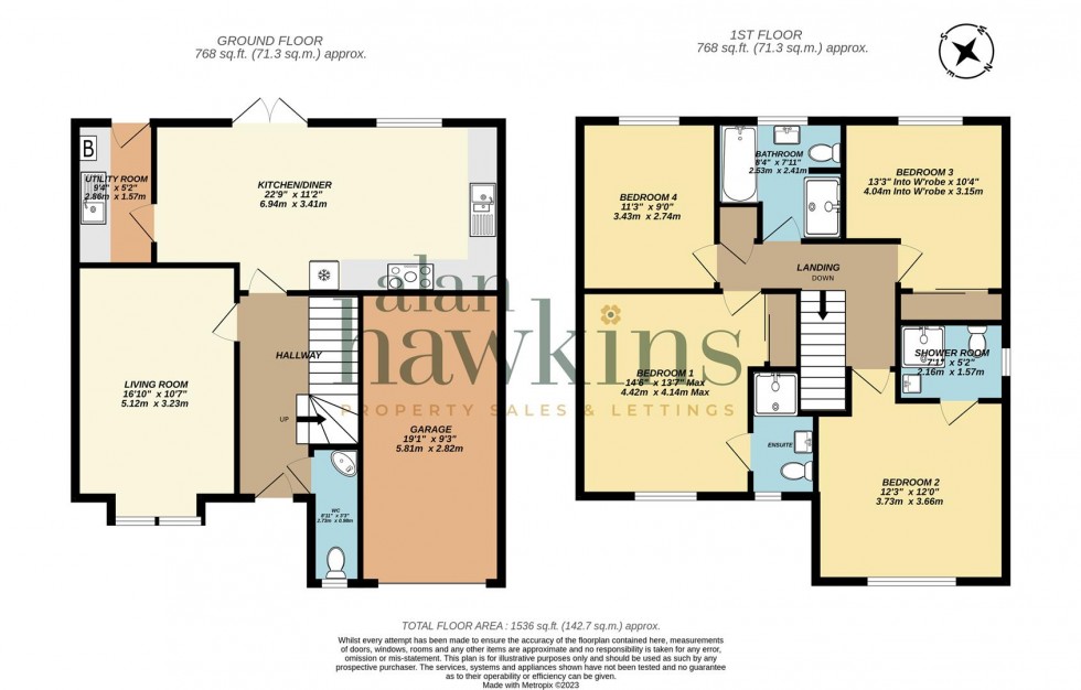 Floorplan for Rail Road Lane, Royal Wootton Bassett SN4 8